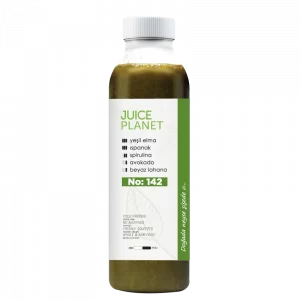 No:142 - Taze Sıkılmış Spirulinalı Meyve Sebze Suyu